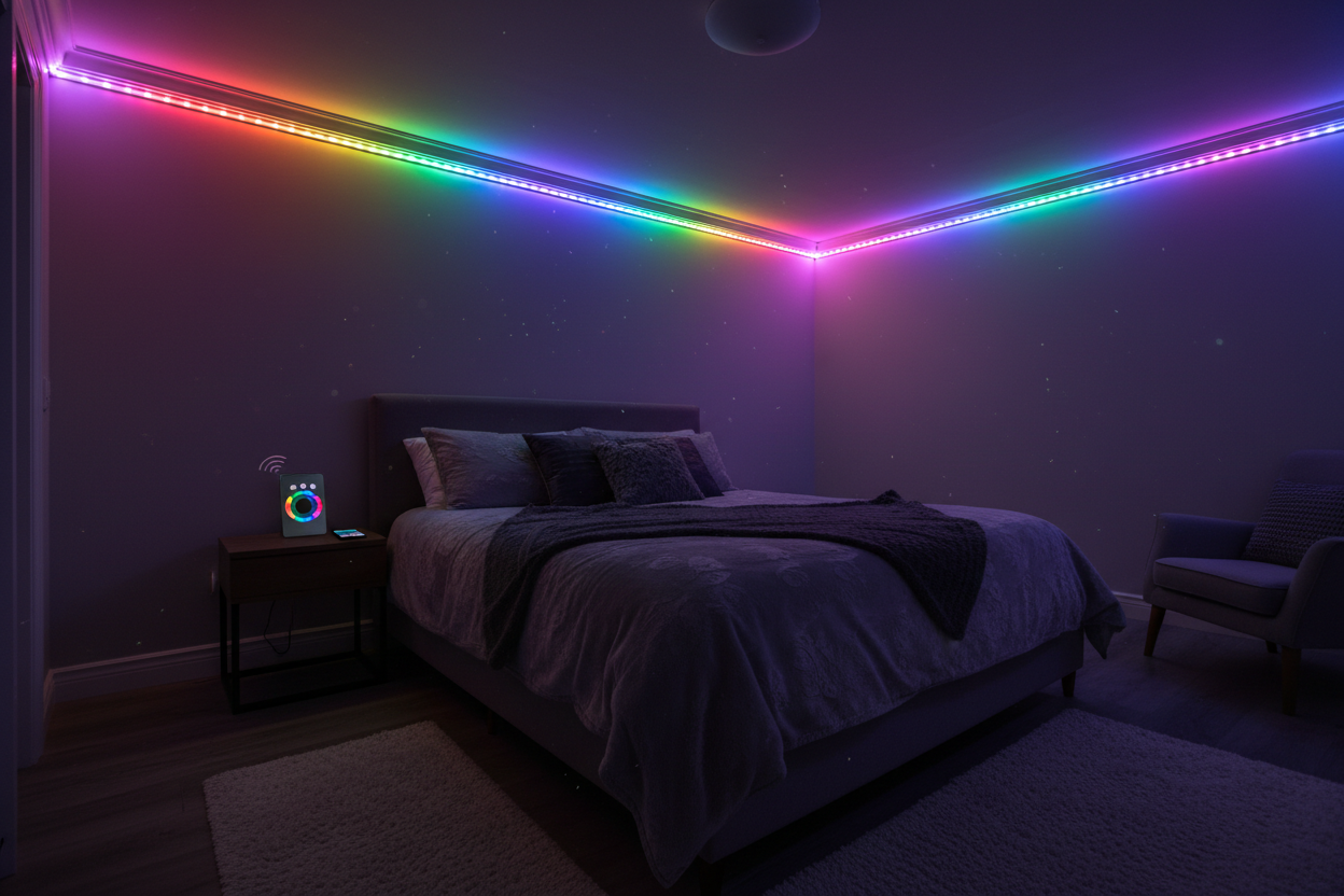 Smart LED Strip Lights — 5m RGB Colour Changing with Remote
