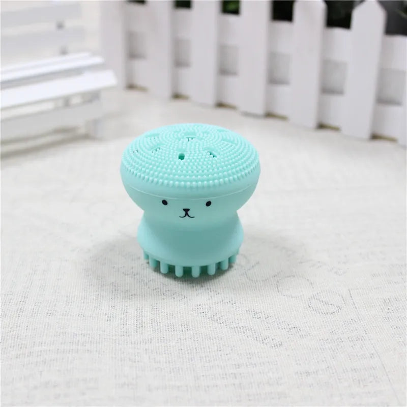 Silicone Face Cleansing Brush — Deep Pore Exfoliator & Skin Scrubber