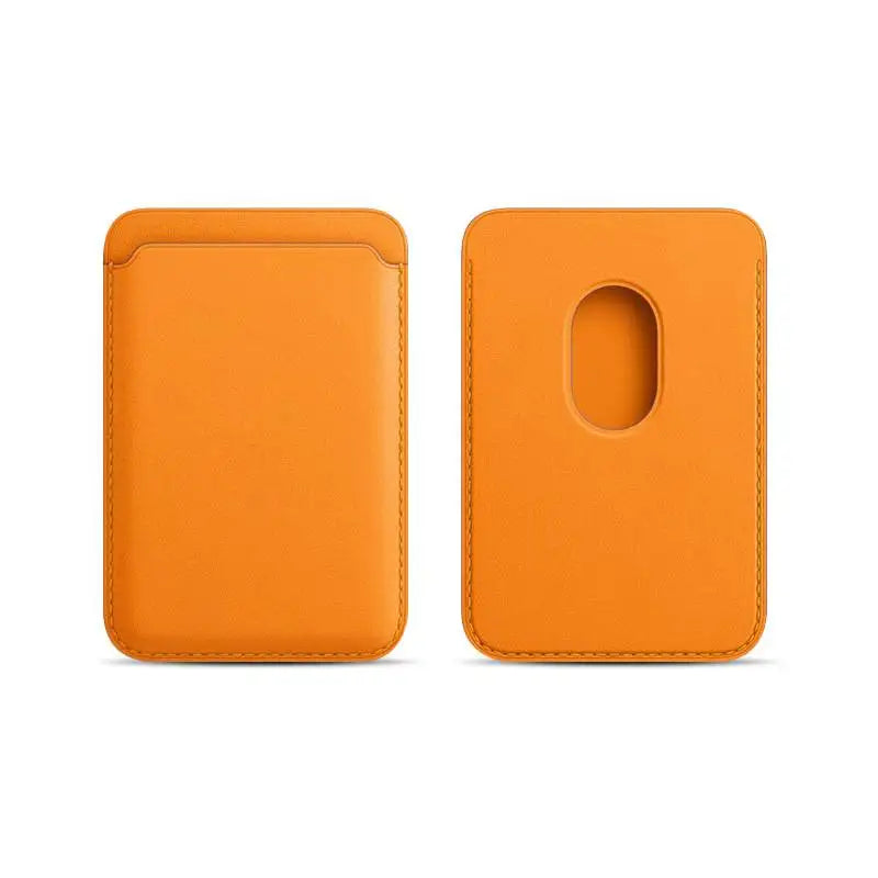 MagSafe Magnetic Leather Wallet Case — iPhone 12 13 14 15 16 Pro Max