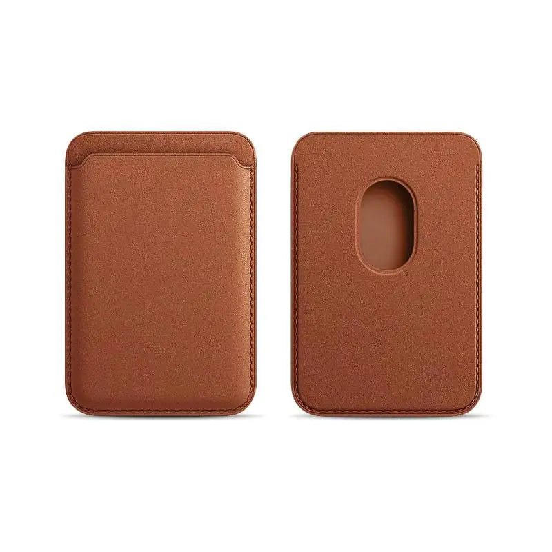 MagSafe Magnetic Leather Wallet Case — iPhone 12 13 14 15 16 Pro Max