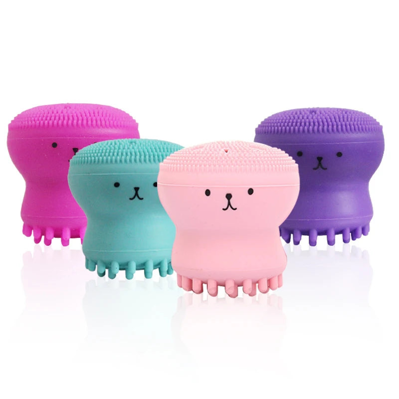Silicone Face Cleansing Brush — Deep Pore Exfoliator & Skin Scrubber