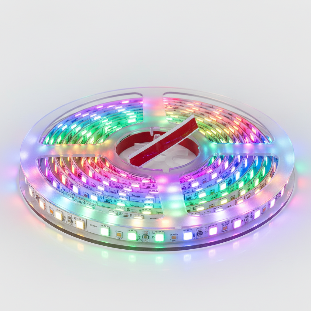 Smart RGB LED Strip Lights — 10M App-Controlled Colour Changing with Music Sync