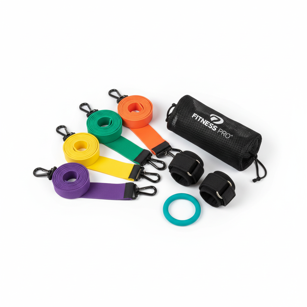Resistance Bands Set — 11-Piece Home Gym Workout Kit