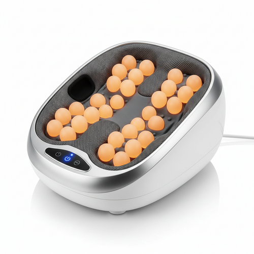 Electric Foot Massager — Shiatsu Kneading & Heat Therapy