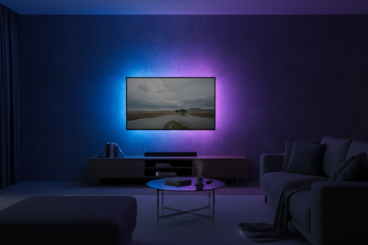 Smart RGB LED Strip Lights — 10M App-Controlled Colour Changing with Music Sync
